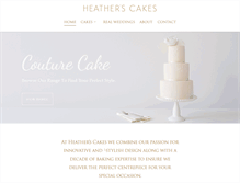 Tablet Screenshot of heatherscakes.co.uk